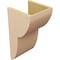 Ekena Millwork 10"W x 10"D x 20"H Wide Crestline Rough Cedar Woodgrain TimberThane Corbel, Primed Tan CORUR10X10X20CRERCPR - alternate 3